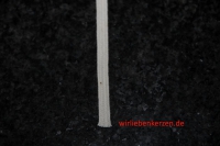 Lampendocht aus 100% Baumwolle ( Litze ) 6 mm Breite