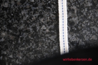 Lampendocht aus 100% Baumwolle 9 mm Breite hart