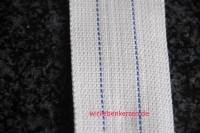 Lampendocht aus 100% Baumwolle 50 mm Breite hart