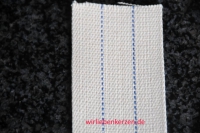 Lampendocht aus 100% Baumwolle 55 mm Breite hart