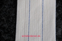 Lampendocht aus 100% Baumwolle 70 mm Breite hart