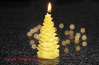 Tannenbaum Stumpenkerzen 100% Bienenwachs (Stckpreis)