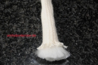 15 mm Lampendocht aus Glasfaser mit Baumwollummantelung