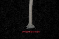 7 mm Lampendocht aus Glasfaser mit Baumwollummantelung