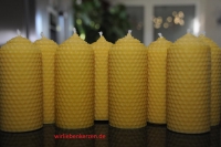 Schne Kerzen 100% Bienenwachs 105 x 47 mm Stckpreis