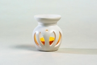 Weies Duftlmpchen fr Duftl