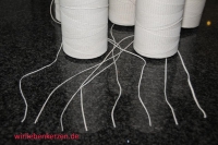 Spezial Flachdocht Docht fr Teelichte, Glser- und Votivkerzen und Stumpen V Serie von WEDO