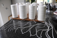 Runddocht RD 0, RD 1, RD 2 und RD 3 f�r Bienenwachskerzen, Parafin- und Stearinkerzen