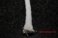 15 mm Lampendocht aus 100% Baumwolle