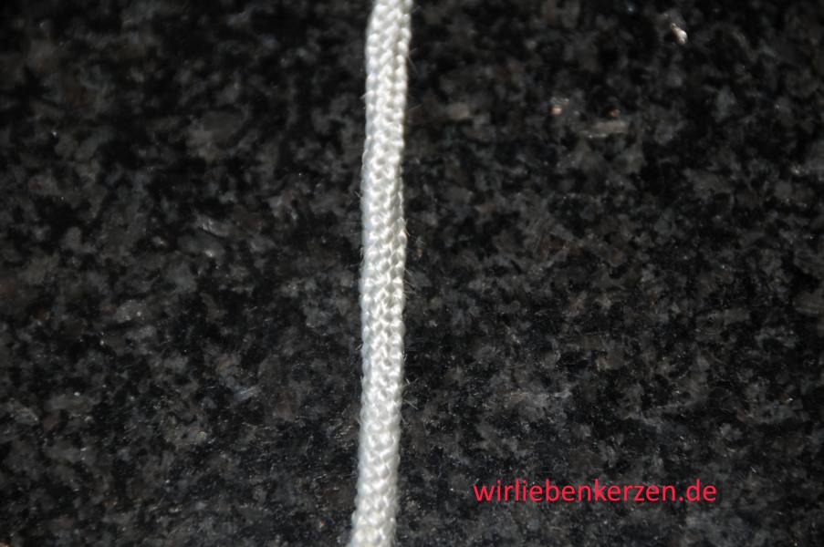 5 mm Lampendocht aus 100 % Glasfaser