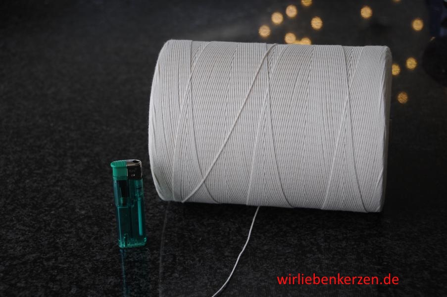 Teelichtdocht TL 15 Meterware von WEDO