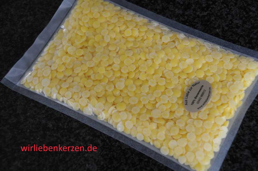 250 Gramm Bienenwachspastillen 100 % Bienenwachs