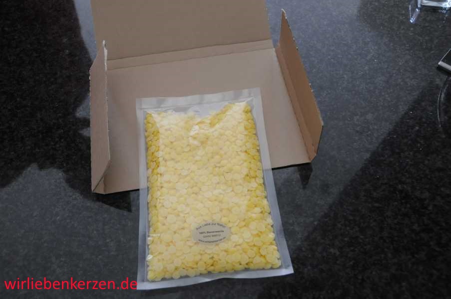 250 Gramm Bienenwachspastillen 100 % Bienenwachs