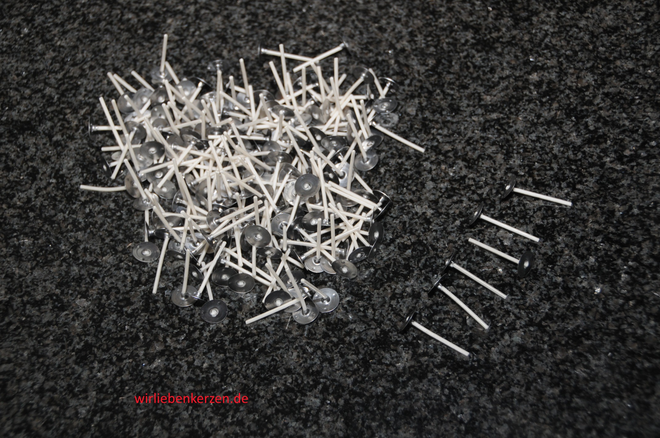 Teelichtdochte RD 0 gewachst 30 mm mit 15mm Fu von Schreiber