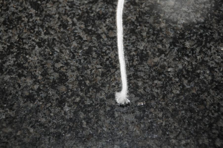 6mm Lampendocht aus 100% Baumwolle