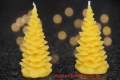 Tannenbaum Stumpenkerzen 100% Bienenwachs (Stckpreis)