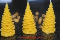 Tannenbaum Stumpenkerzen 100% Bienenwachs (Stckpreis)