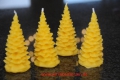 Tannenbaum Stumpenkerzen 100% Bienenwachs (Stckpreis)