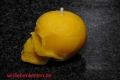Designkerze Totenkopf